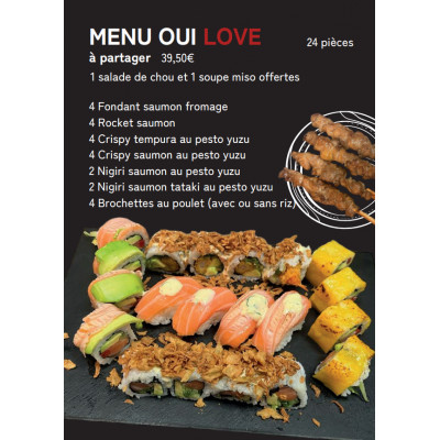 Menu Oui Love